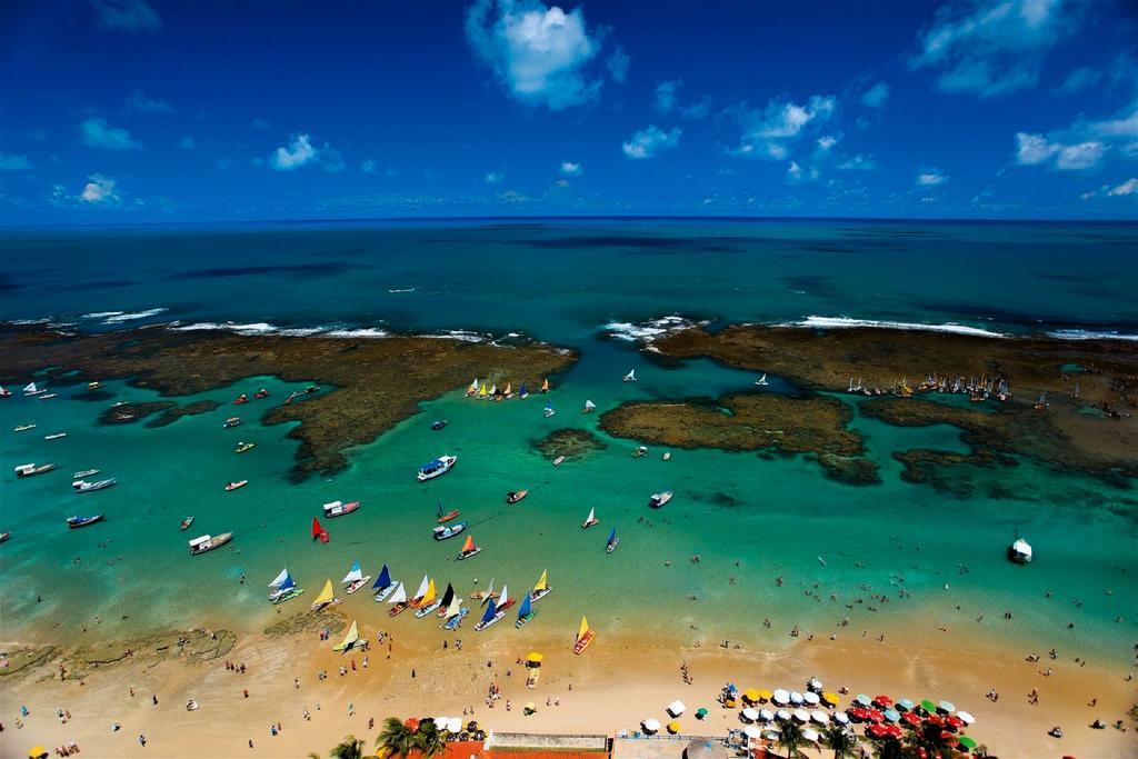 شقة Porto Dreams Flat Pôrto das Galinhas الغرفة الصورة